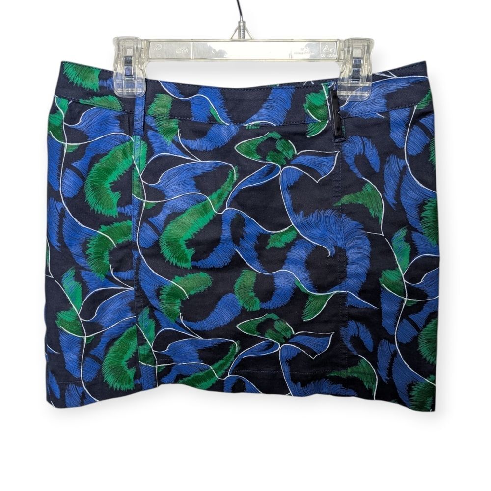 Kenzo Paris Swirl Pattern Miniskirt